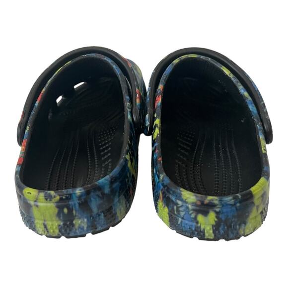 Crocs Classic Tie Dye Graphic Unisex Clog Sandals Women Size 9 - Picture 7 of 10